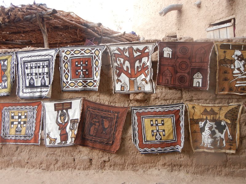 More Dogon Mud Painting works.