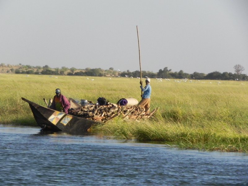 Local fisherman on the Niger River.