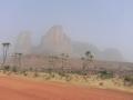 Our view on the drive to Mopti marred by the dust storm