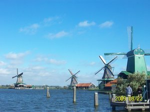 windmills at Zaanse Schans