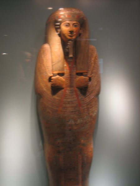 mummie in the museum
