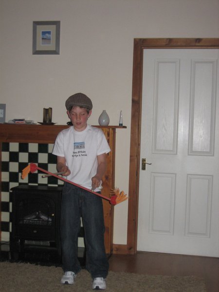 Harry doing Devil sticks