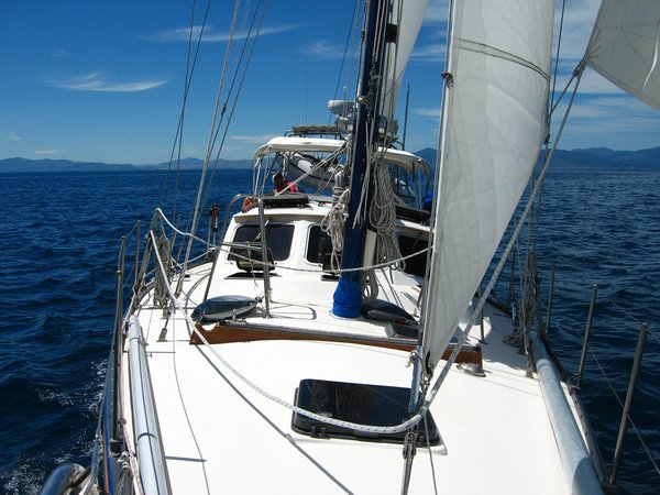Full Sail in Tasman Bay