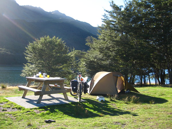 Campsite At North Mavora Lake
