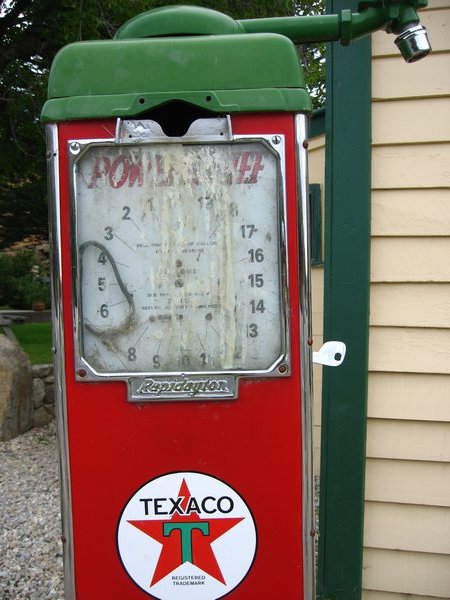 Old Petrol Pump at Cardrona - No Clues Here.