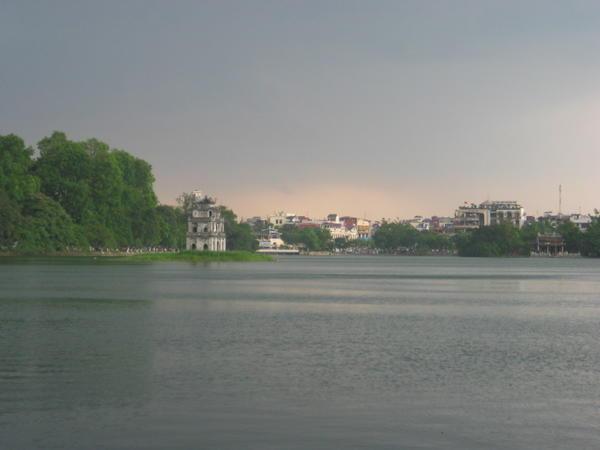 The lake in the old quarter