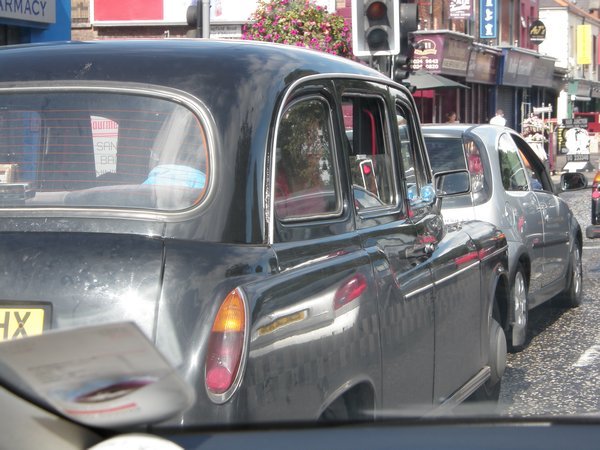 Old fashion taxi cab