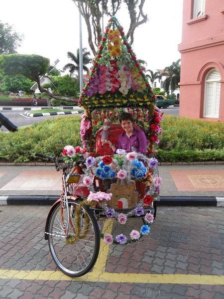 Flowery Bicycle Taxi