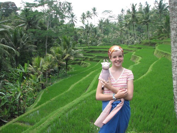 Me and Ella and Rice Fields