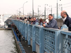Fishermen on Galata Bridge