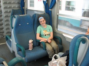 Me and Ella on a Train