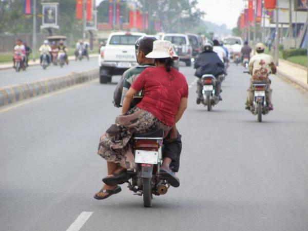 Moped Side-Saddle