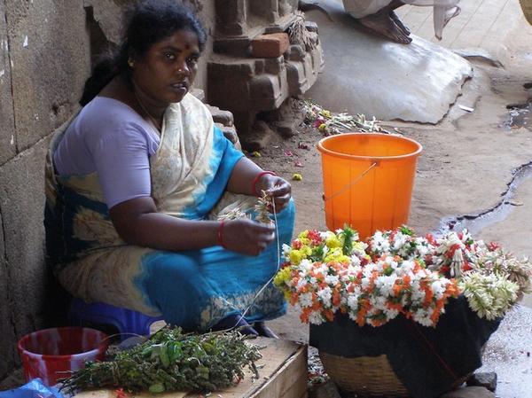 Temple Flower Seller