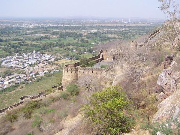 View From Chittor Fort