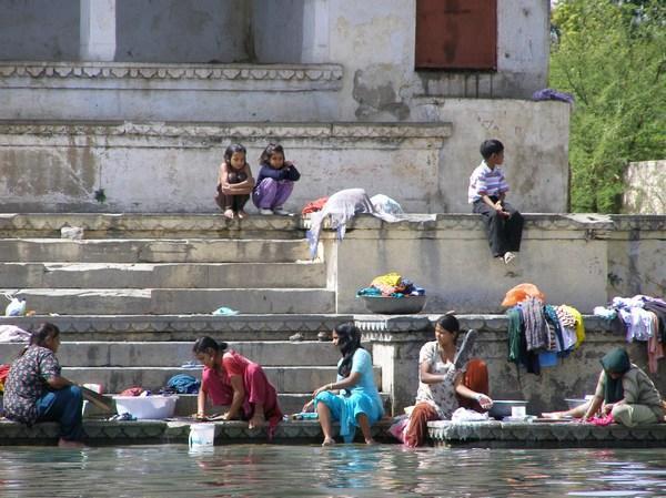 Washing In The Ghats