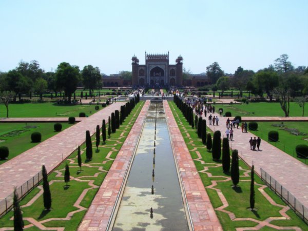 Entrance To The Taj Mahal