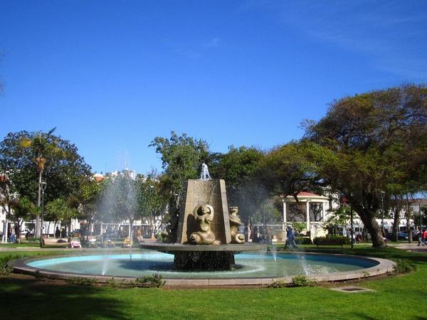The Central Plaza's Fountain