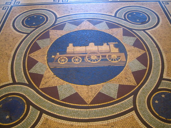 Railway Station Mosaic Tiling