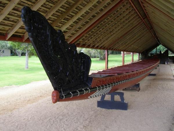 Waitangi Maori War Canoe