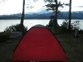 Camping in Nahuel Huapi lake
