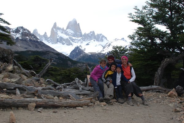 All of us on the way to Fitz Roy 