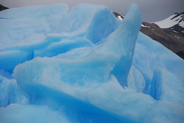 A floating glacier