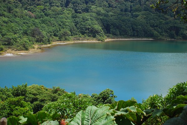 Poas Volcano - a lake in an old crater