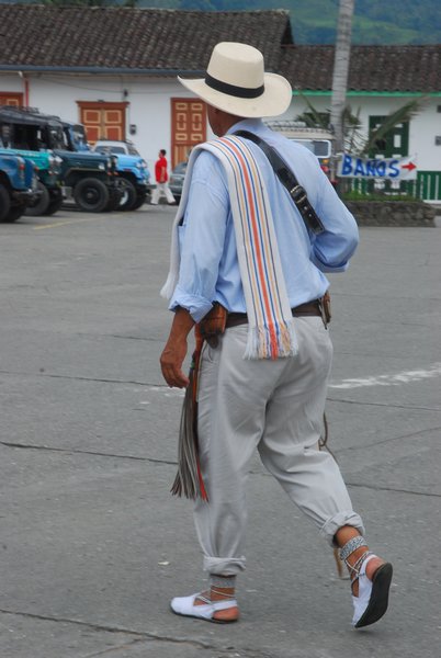 Typical cowboys in Salento