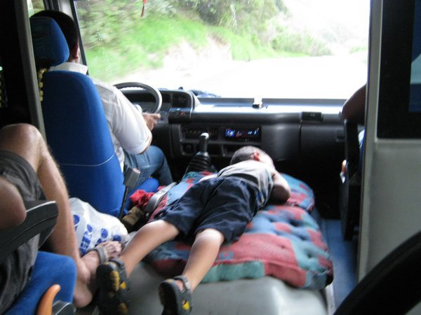 Shachar is Sleeping in a Bus 