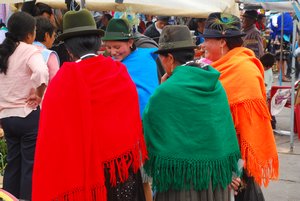 Typical Customs - Poncho & Feathered Hat