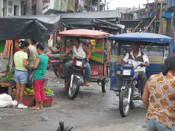 The streets of Iquitos