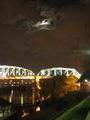 Cumberland River and Nashville lights