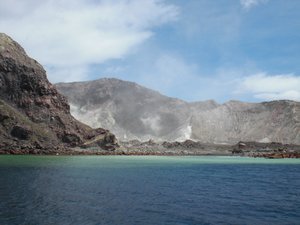 Arriving at White Island