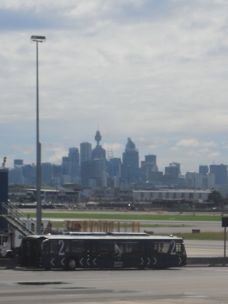 Sydney from the airport