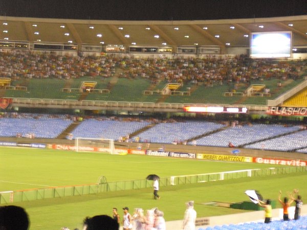 Some of the stand at the Maracana