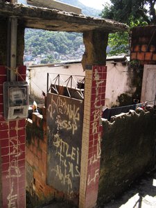 Favela doorway