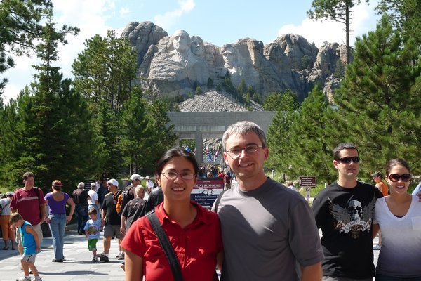 Eva & George at Mt. Rushmore