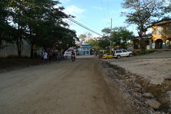 Unpaved streets of Tamarindo