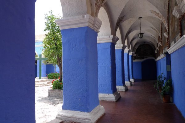 Beautiful blue walkways