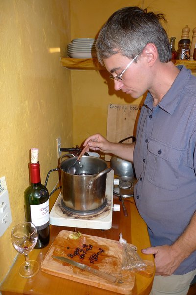 George making mulled wine