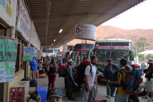 At Tupiza bus station