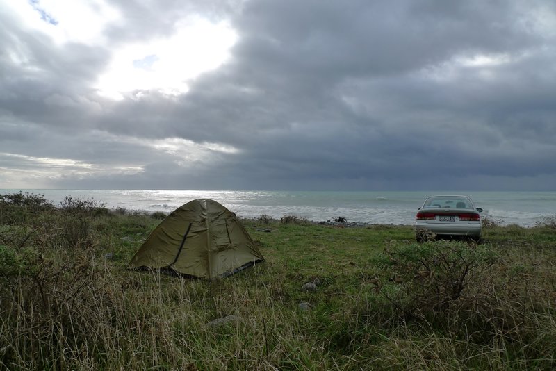 Free camping with waterfront views!