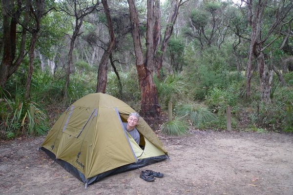 Camping at Blanket Bay