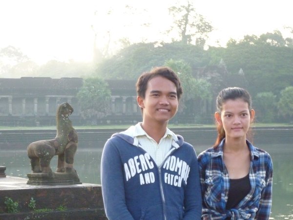 Our Angkorian guides