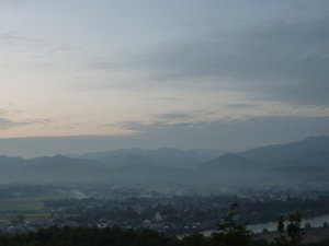 View from sunset hill Hsipaw