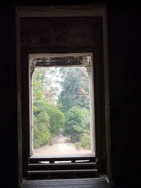 View through Angkorian Doorway
