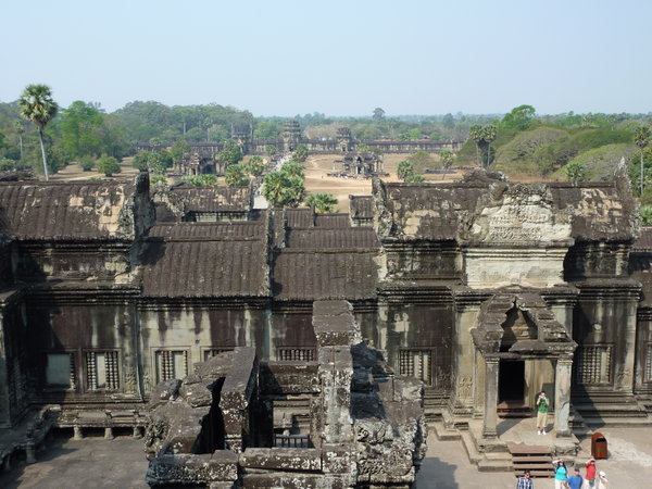 Roof top View of Angkor Wat
