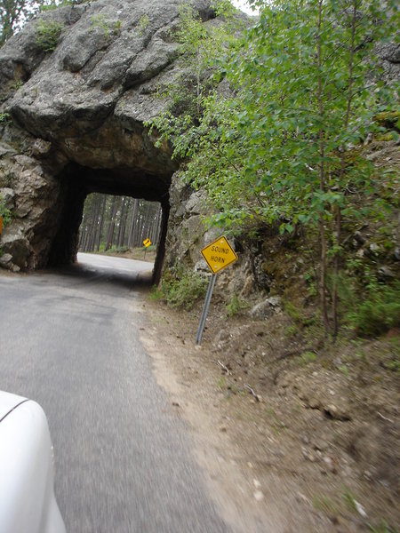 a one lane tunnel
