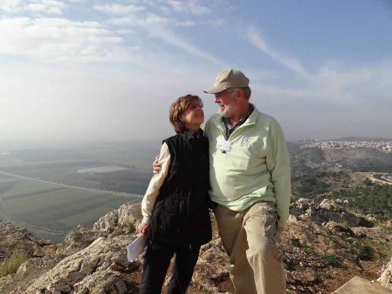 Kay & Butch at Nazareth [Mount of Precipice]