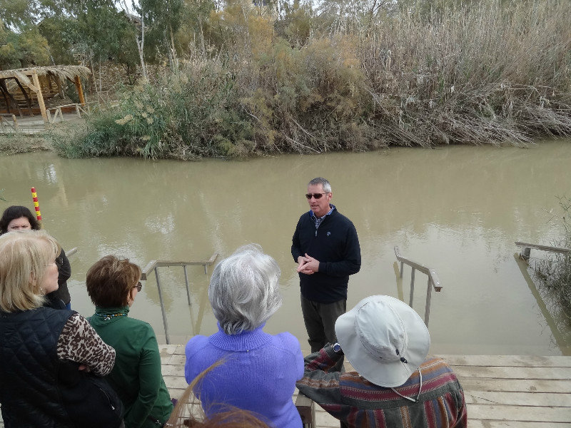 Trey speaking at Jordan River